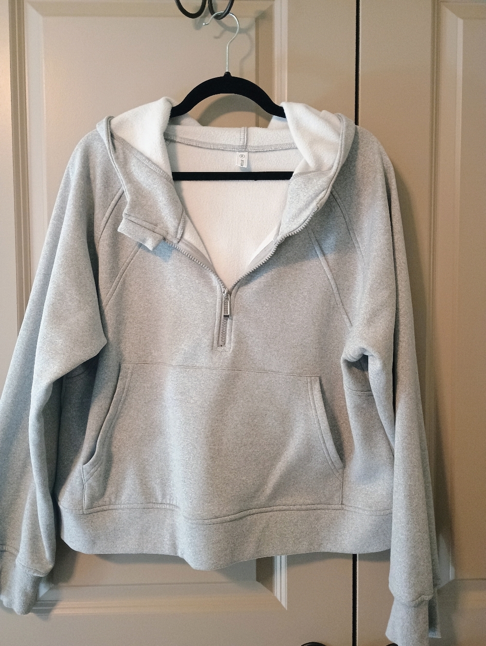 Light Gray Fleece Pullover